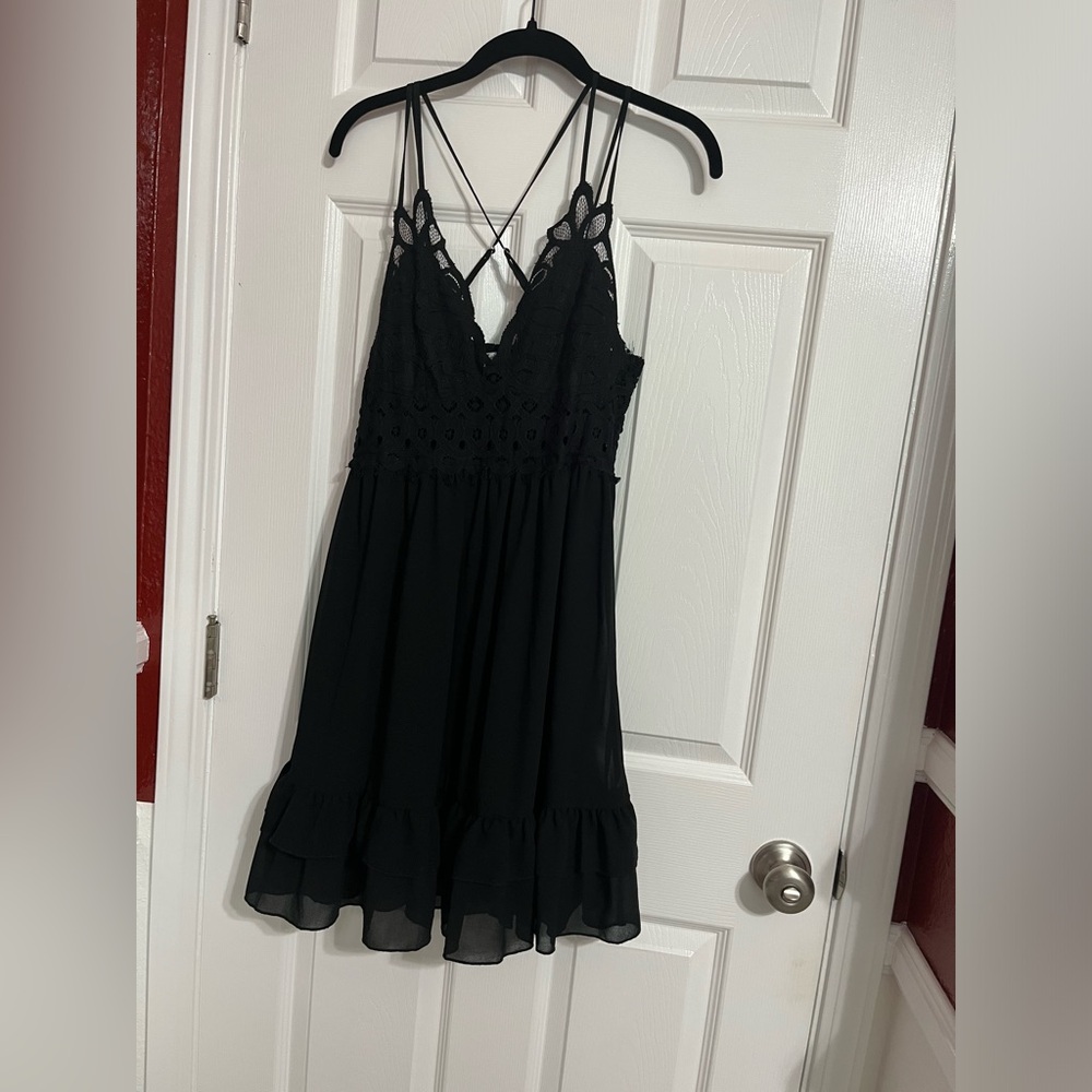 Love Tree Black Dress